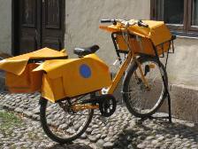 スオメンリンナで見たポスト自転車